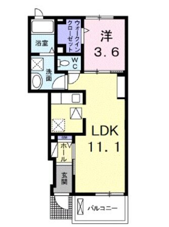 フェリーチェ東久留米Ａの物件間取画像